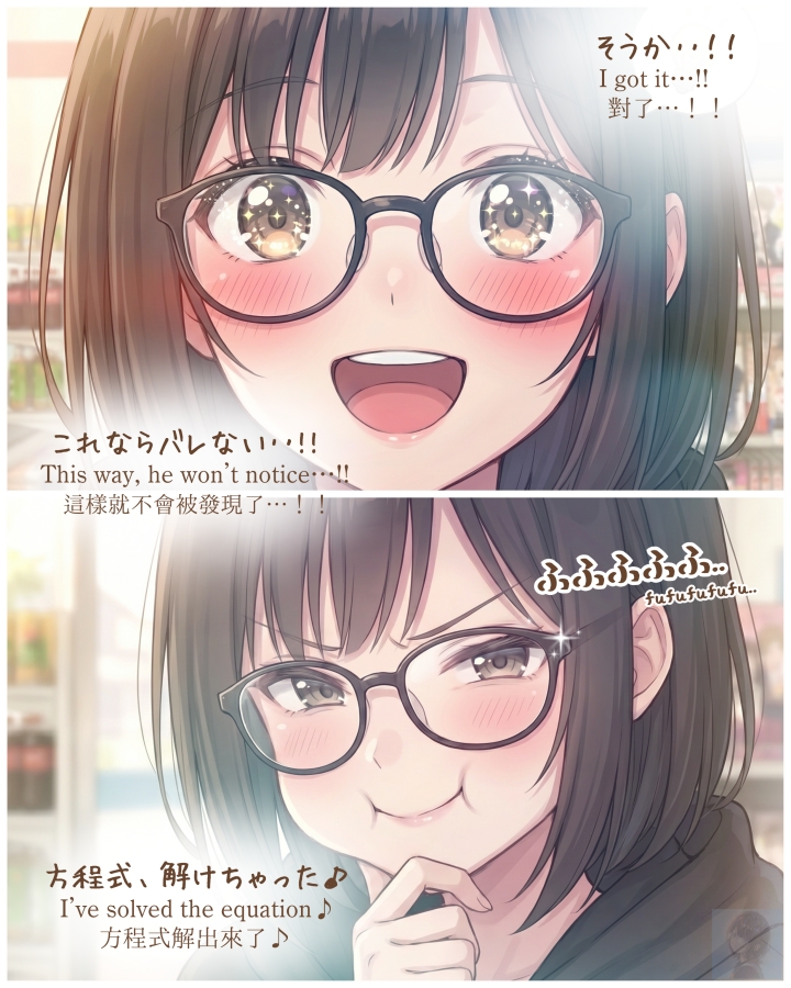 【漫画】 休日 - 恋の方程式、学年1位でも解けません！ / Even the Top Student Can’t Solve the Equation of Love!｜寿司娘