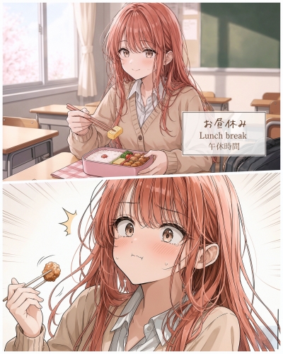 【漫画】愛の存在(アイノカタチ)- まだ仲良くなる前の二人 / The Shape of Love: Before They Became Close|寿司娘