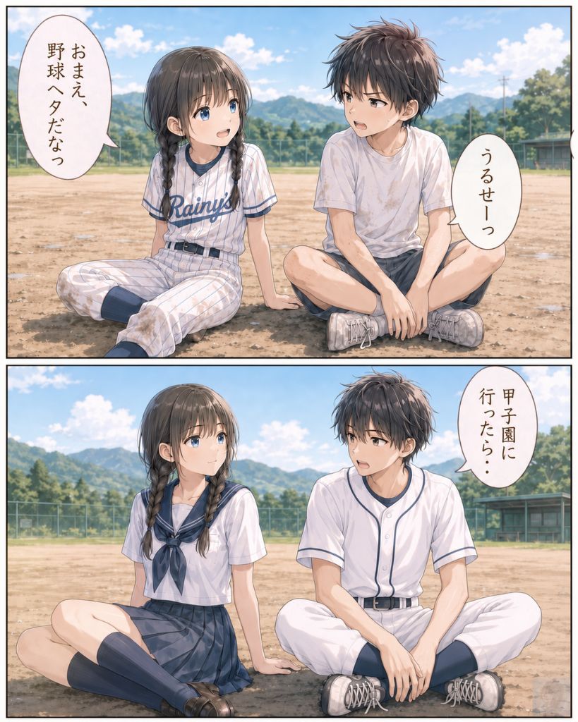 【野球漫画】スイッチ｜寿司娘