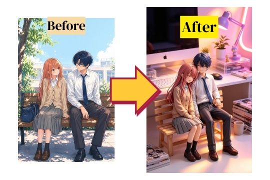 【エモい】一瞬で写真やイラストが「フィギュア化」できるCapCutテンプレート|寿司娘