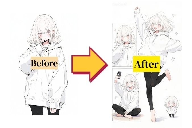 CapCutテンプレートでかわいい壁紙をつくれるようになったよ！