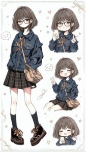 【一瞬でイラストが可愛くなる】CapCutの画像加工テンプレート｜寿司娘