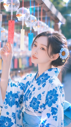 CapCut:夏祭りの雰囲気と浴衣姿になれるテンプレート2